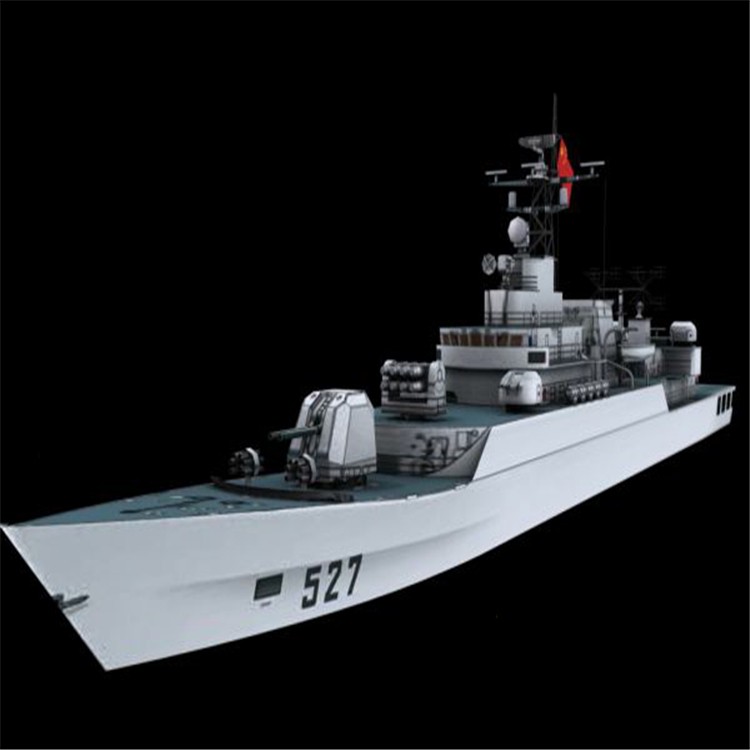 定城镇3d护卫舰模型